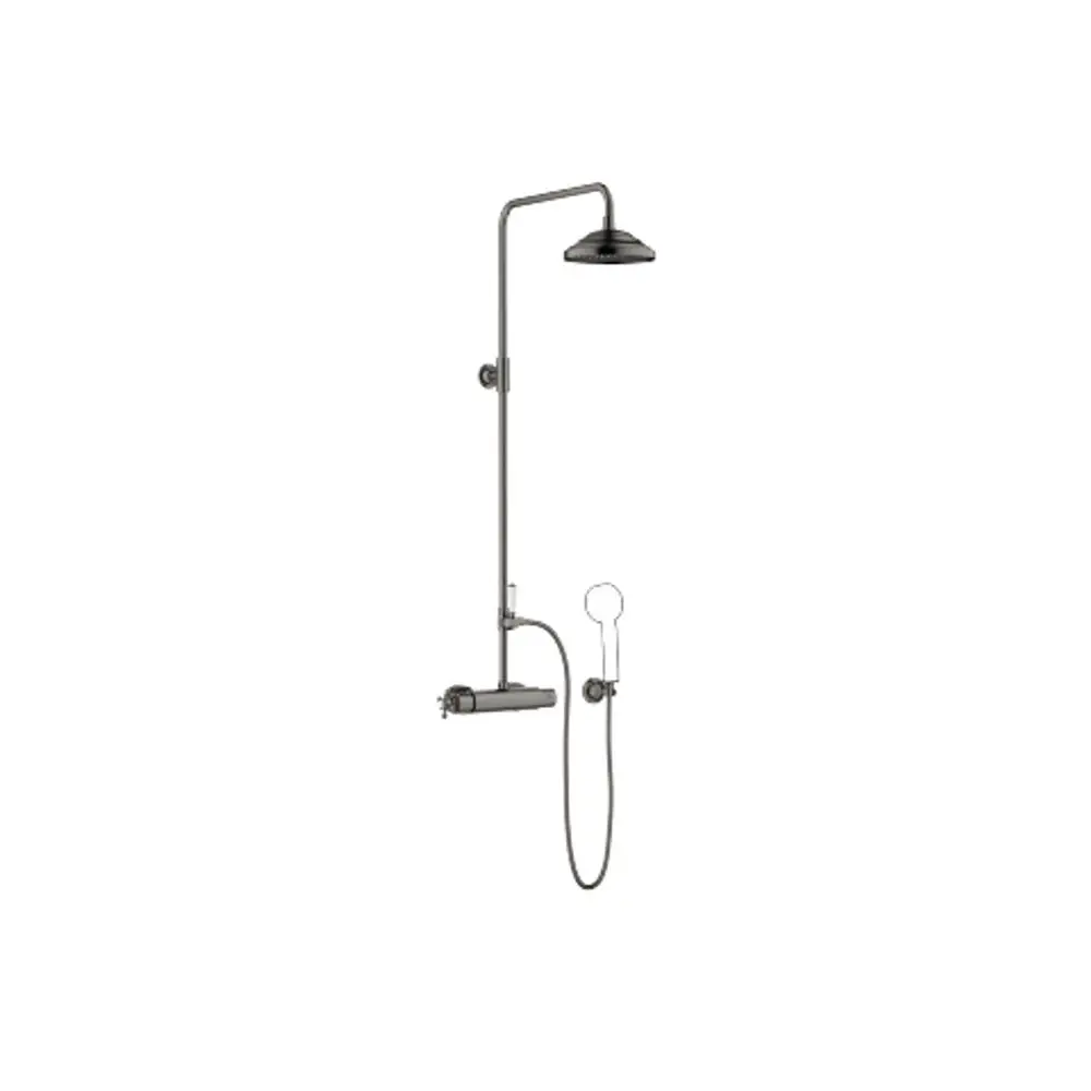Dornbracht-MADISON-Shower Pipe-Ausladung 420mm-Dark Platinum gebürstet, 34459360-99 Galeriebild 1